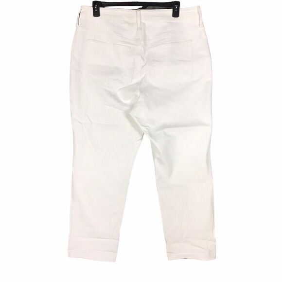 Madewell Womens 18W Plus Perfect Vintage Jean Tile White Raw Hem NWT - Picture 2 of 16